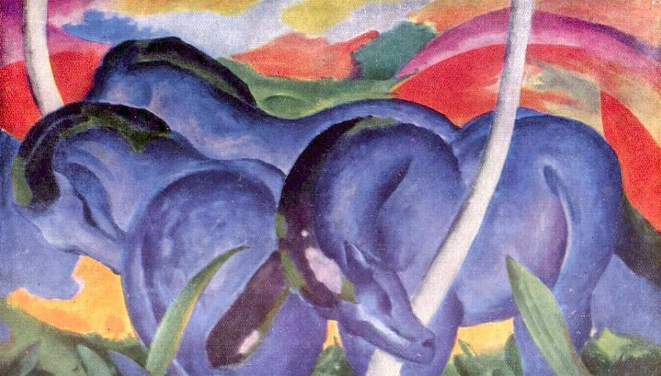Die großen blauen Pferde, Franz Moritz Wilhelm Marc