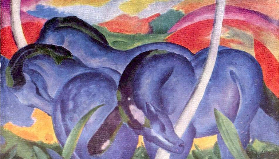 Die großen blauen Pferde，Franz Moritz Wilhelm Marc