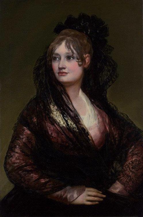 Dona Isabel de Porcel,Francisco de Goya,60x40cm