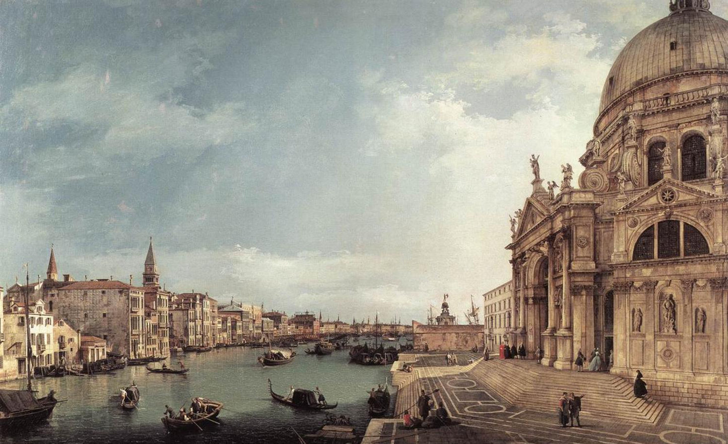 Entrance to the Grand Canal, Looking East, Canaletto