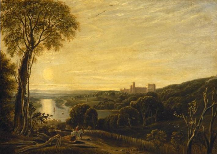 Evening View from the Bluff,，  Horatio McCulloch