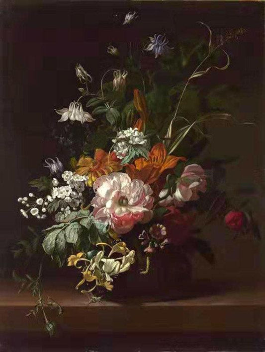 Flowers in a Vase,Rachel Ruysch,50x38cm