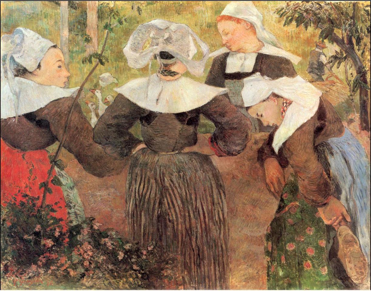 Four Breton Women, 1886, Paul Gauguin