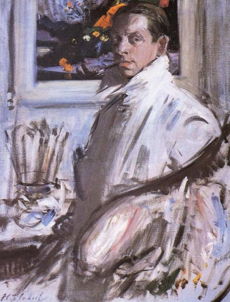 Francis Cadell self portrait, 1914