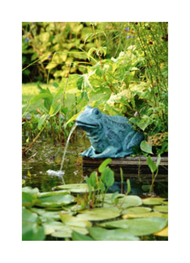 Frog, fountain for your garden 31x24x21 cm