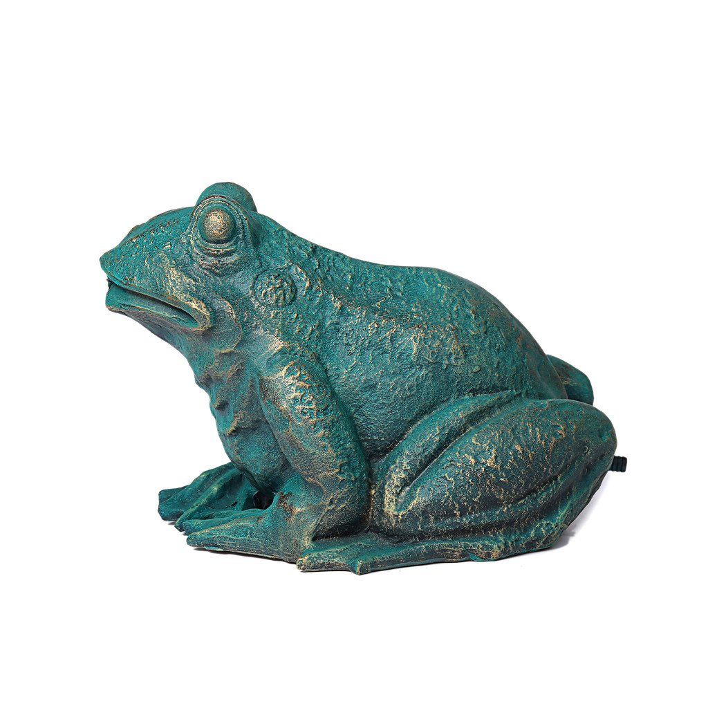 Frog, fountain for your garden 31x24x21 cm