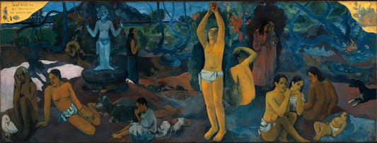 From where come we, What its we, Where go,Paul Gauguin,80x30cm