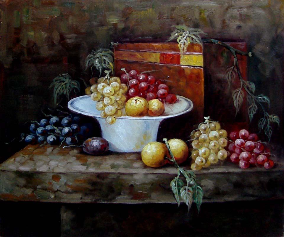 Fruits, 50x60 cm oil painting on canvas