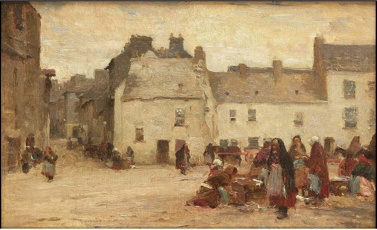 Galway Market Scene, Walter Osborne