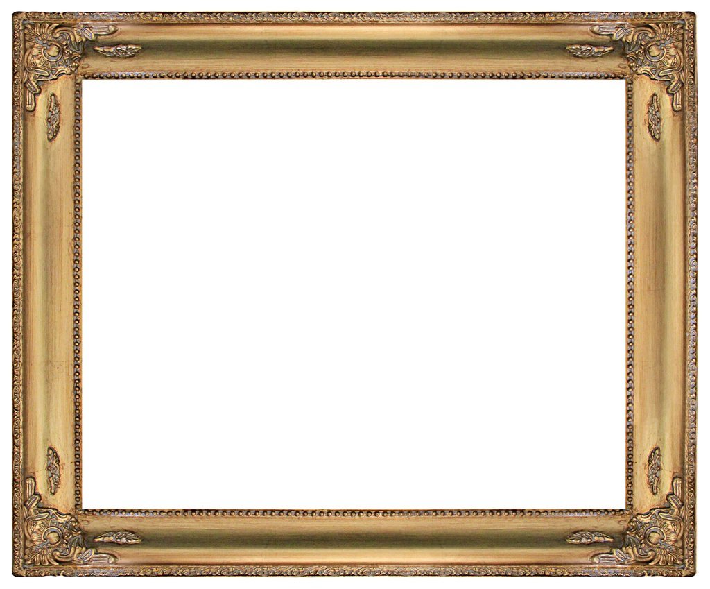 Golden frame, inner size 40x30 cm