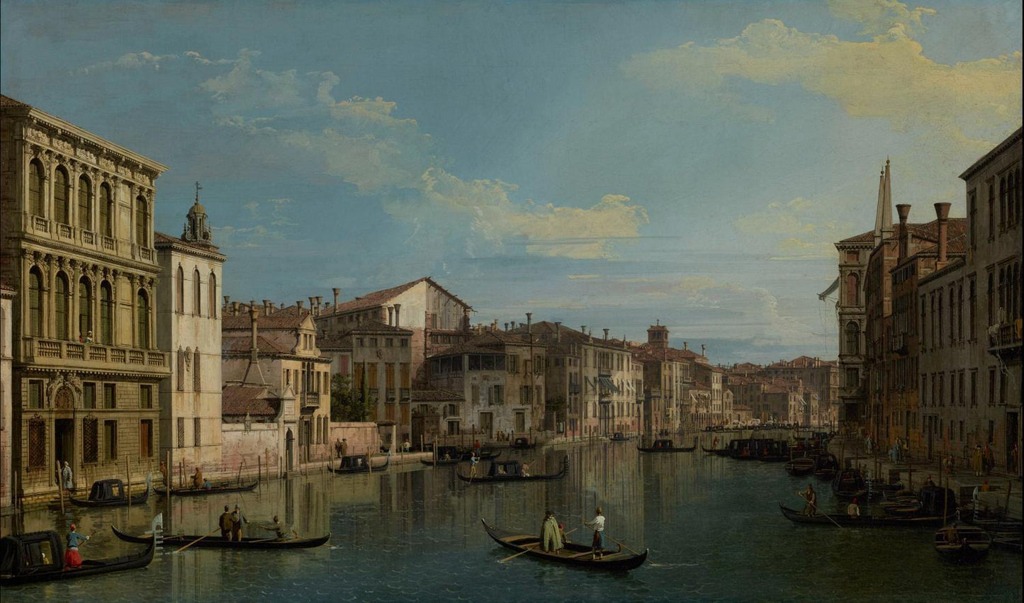 Grand Canal in Venice from Palazzo Flangini, Canaletto