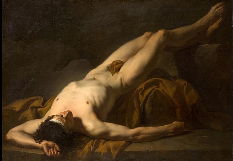 Hector's body Jacques-Louis David
