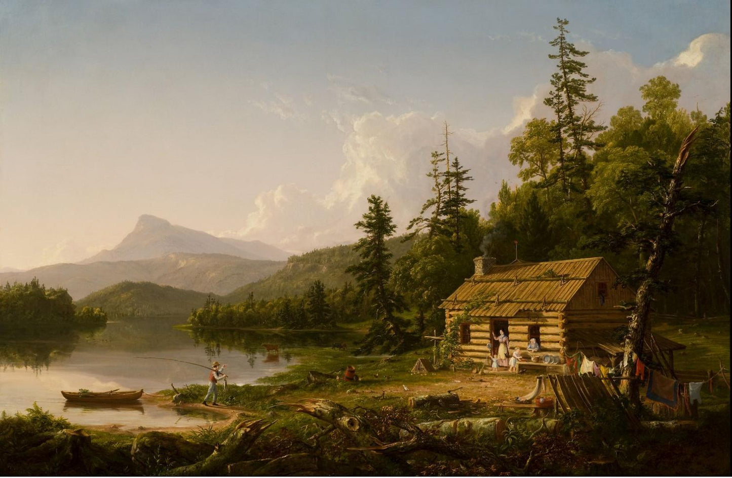 Home in the Woods (1847),Thomas Cole