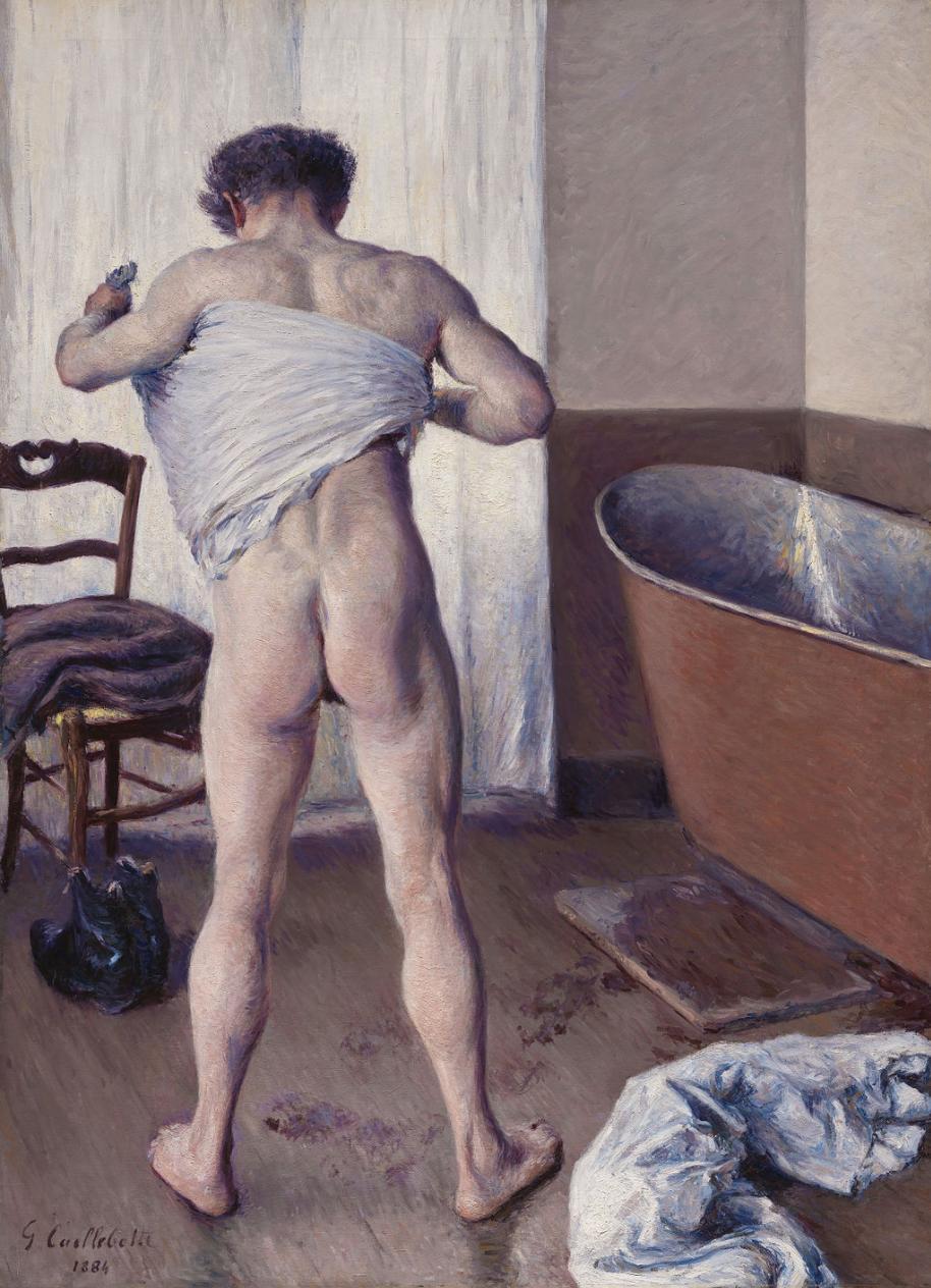 Homme au bain (1884), Gustave Caillebotte