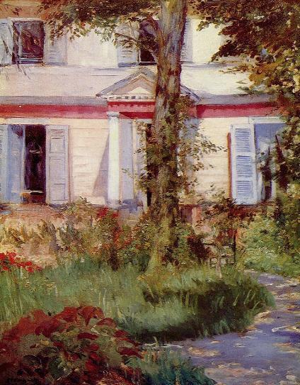 House in Rueil,   Édouard Manet