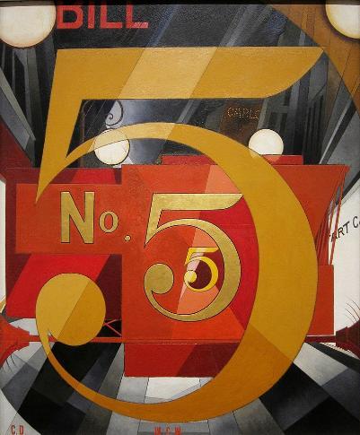 I Saw the Figure 5 in Gold ， Charles Henry Buckius Demuth