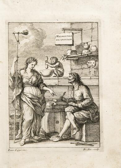 Il Malmantile Racquistato. Etching. Florence, 1731 Francesco Zuccarelli