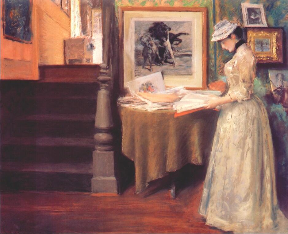 In The Studio, c. 1892–3, William Merritt Chase