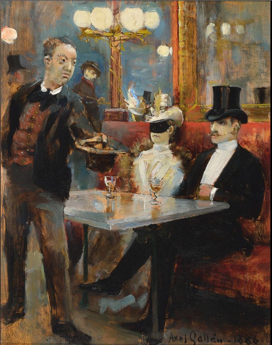 In a Café in Paris, 1886, Fede Galizia