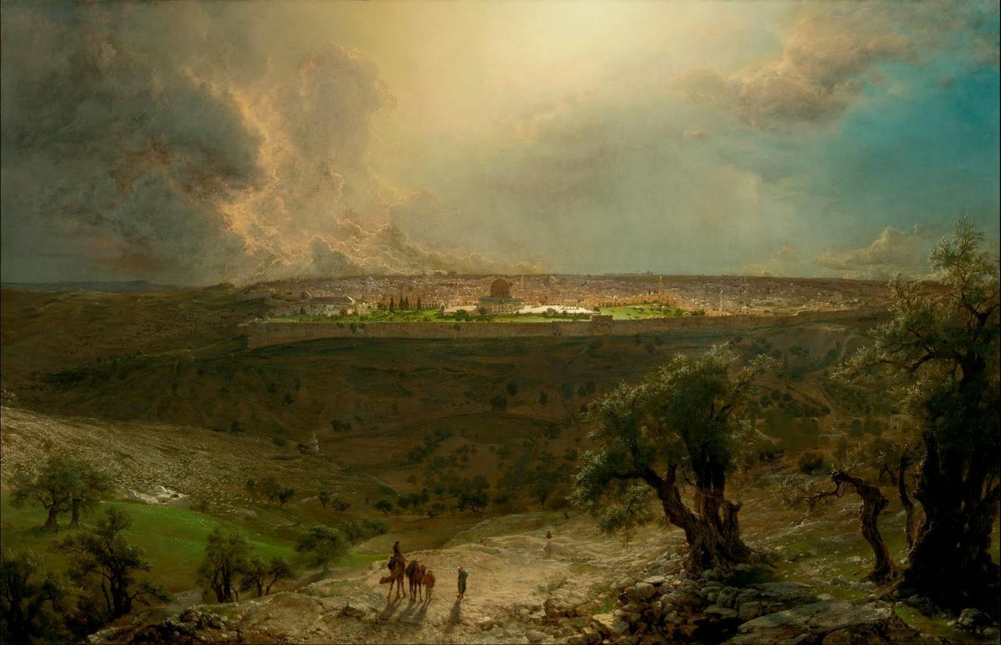 Jerusalem from the Mount of Olives, Frederic Edwin Church