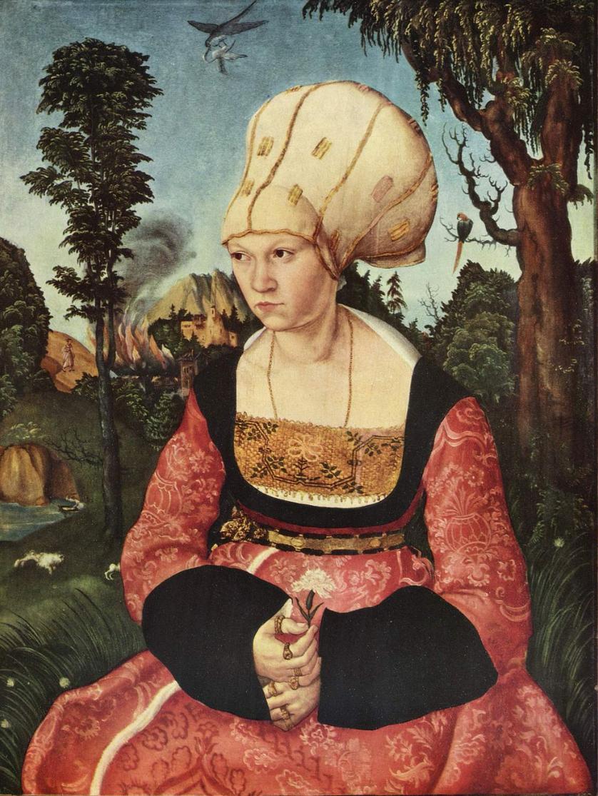 Johannes Cuspinian's wife, 1502, Lucas Cranach the Elder