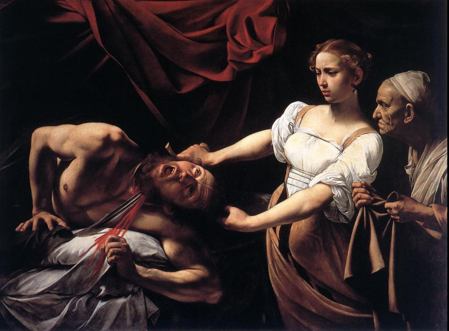 Judith Beheading Holofernes 1599–1602, Michelangelo Merisi