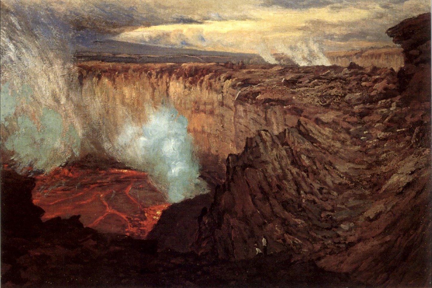 Kilauea Caldera, Ernest William Christmas