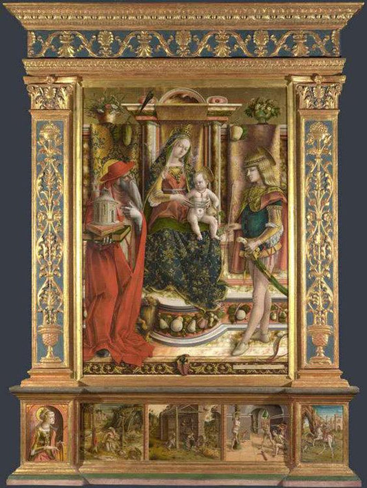 La Madonna della Rondine,Carlo Crivelli,50x38cm