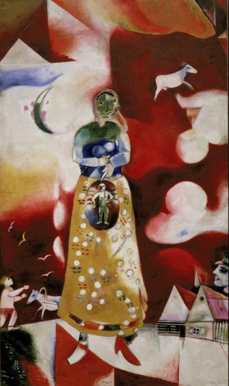 La femme enceinte (Maternité), Marc Chagall