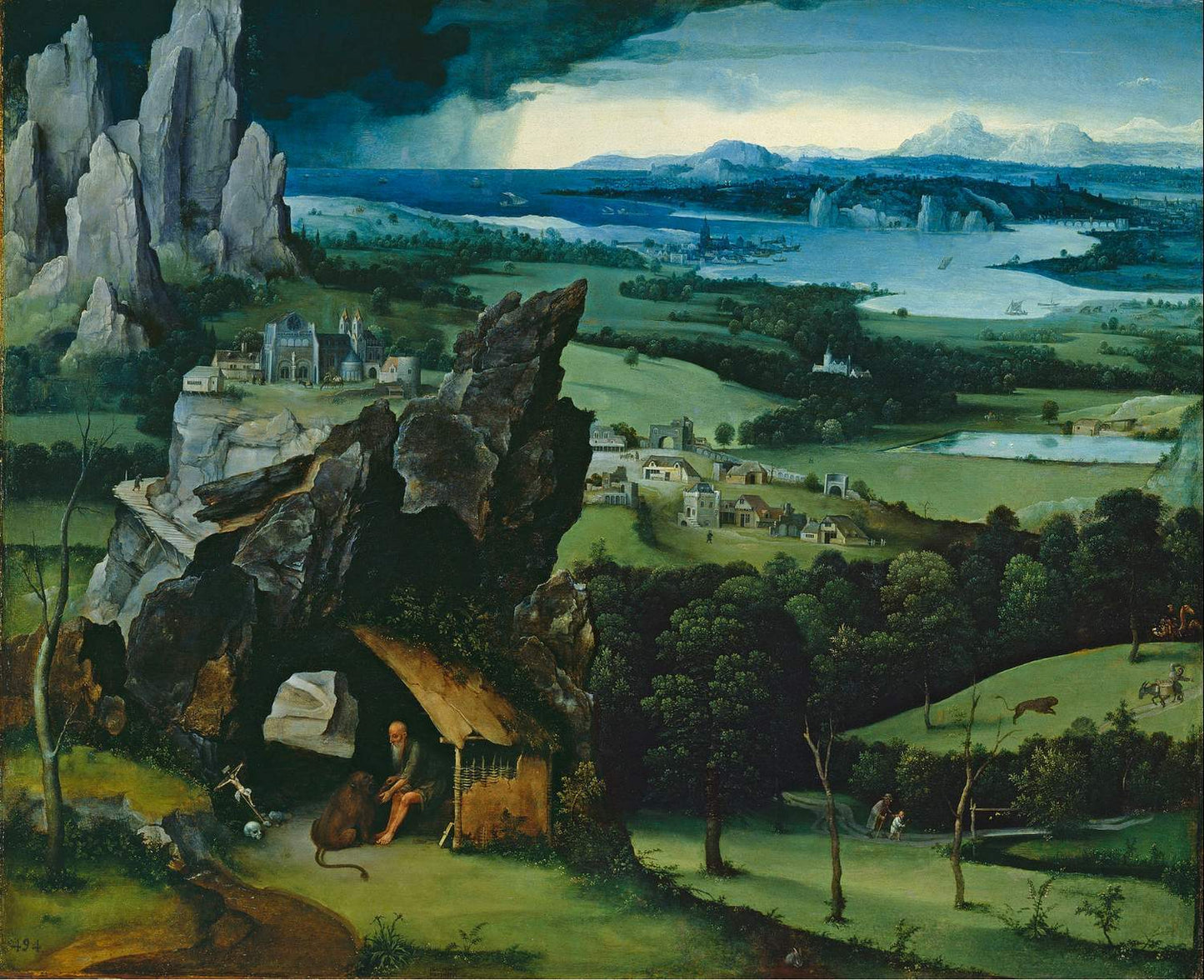 Landscape with St Jerome, Joachim Patinir