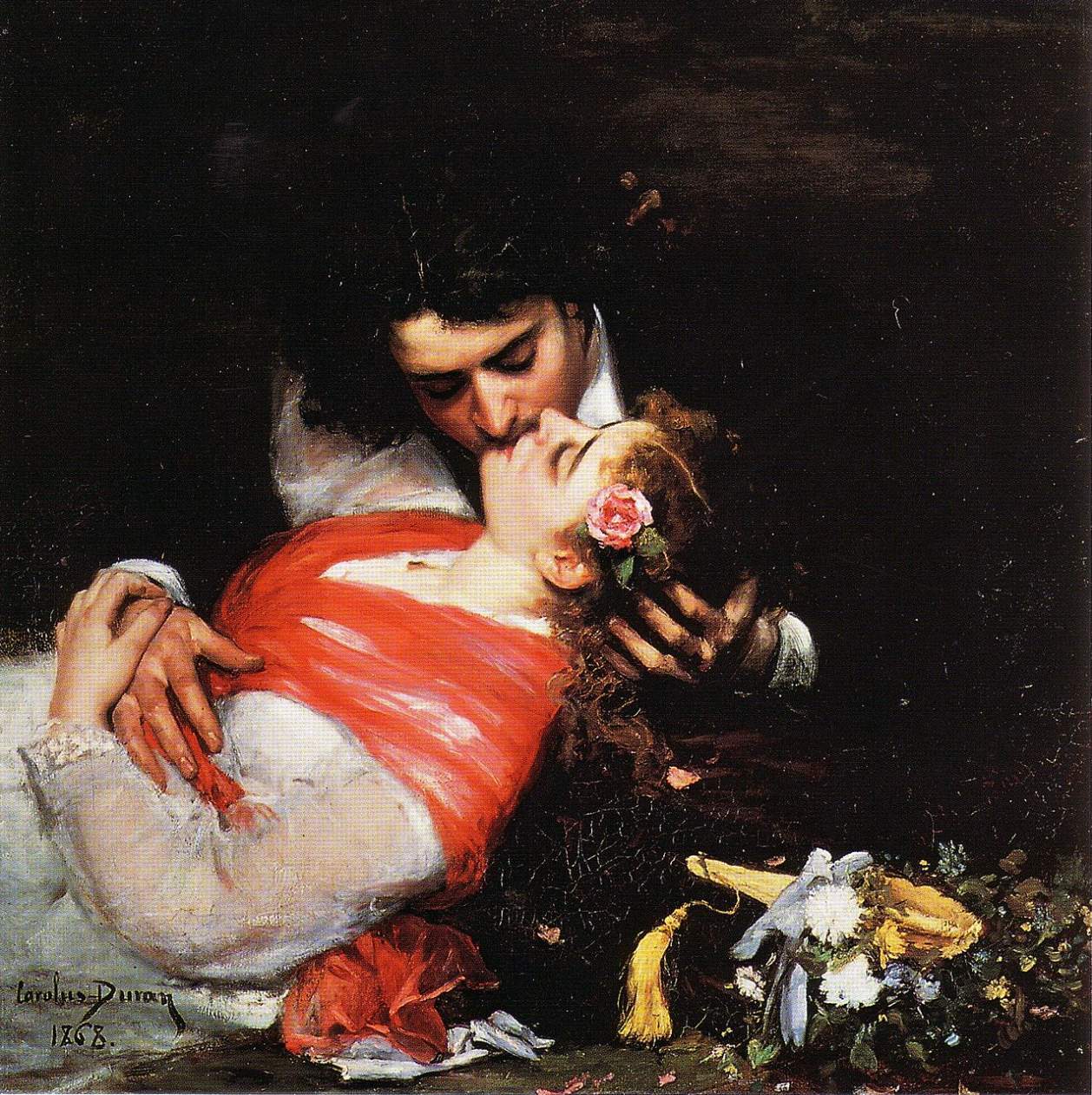 Le Baiser (The Kiss) (1868), Carolus-Duran