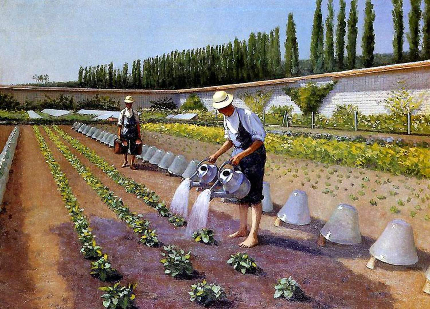 Les jardiniers (1875), Gustave Caillebotte