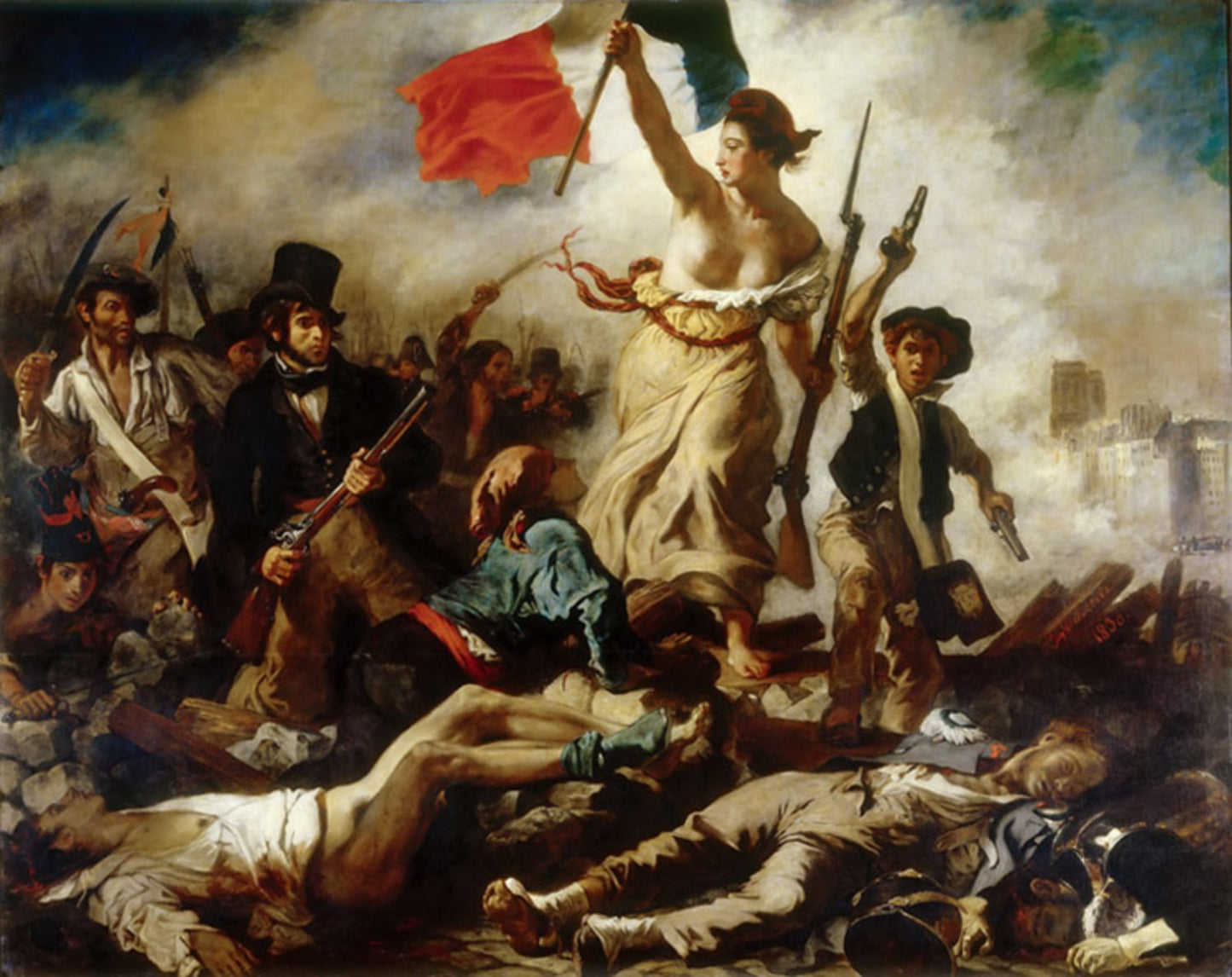 Liberty Leading The people,Eugene Delacroix,50x40cm