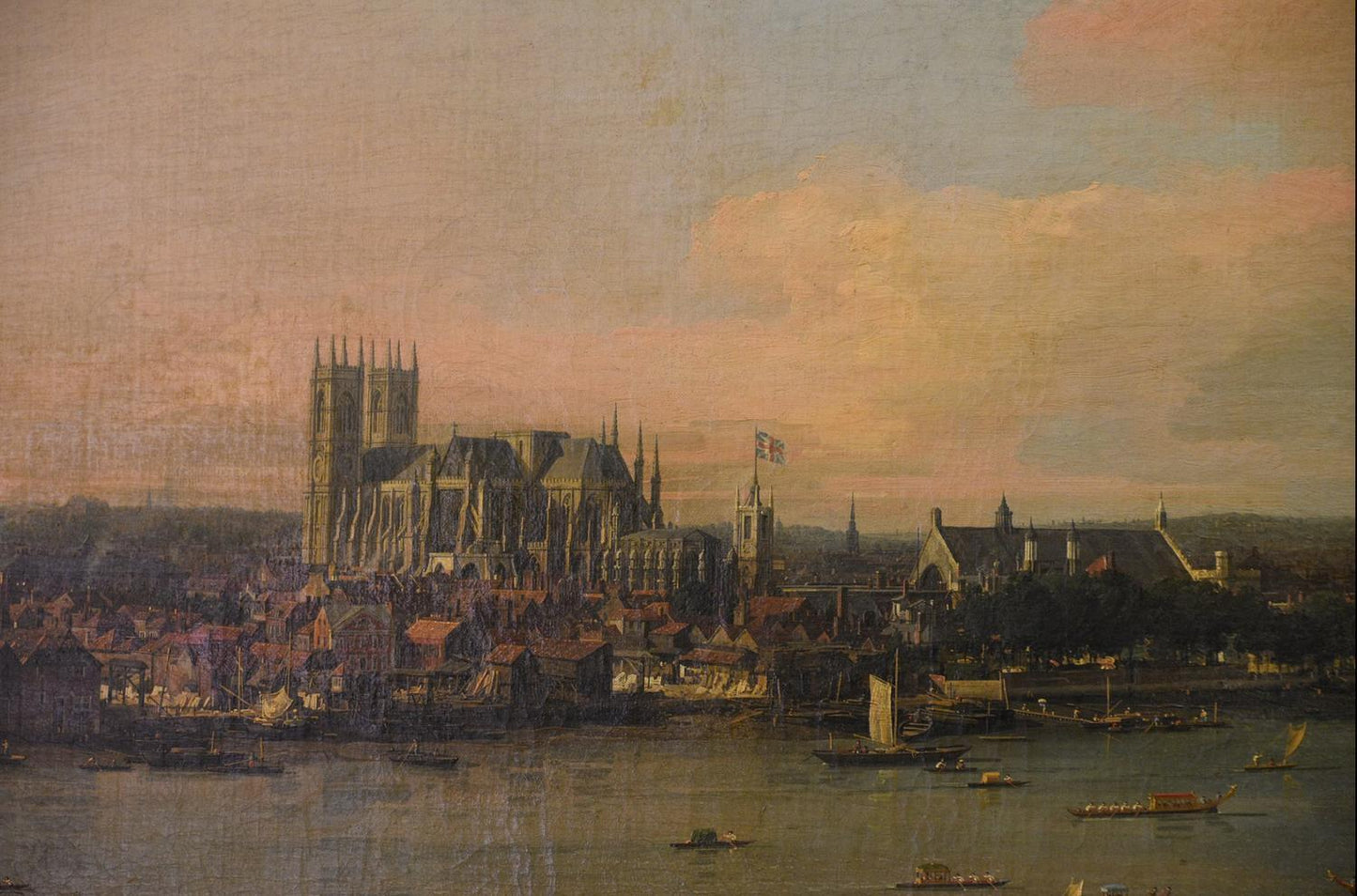 London River Thames looking towards Westminster, Canaletto