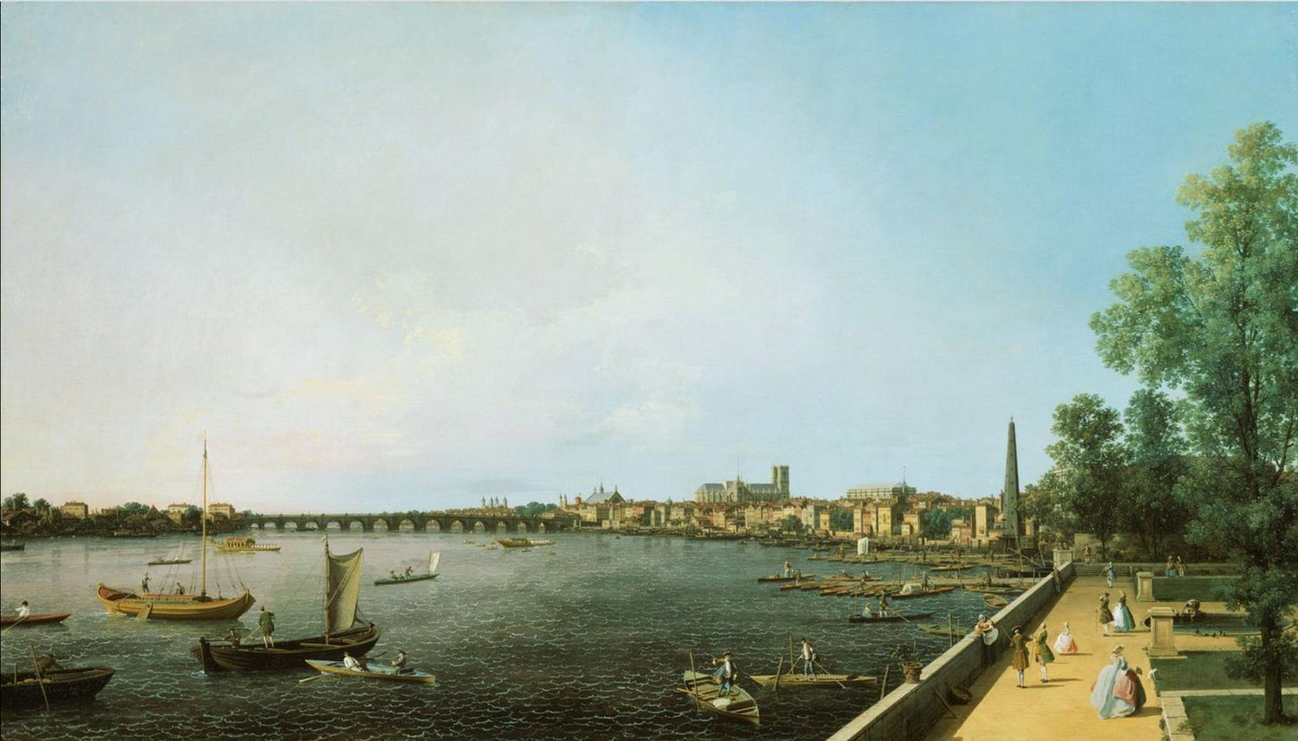 London Thames Somerset House Terrace Westminster, Canaletto