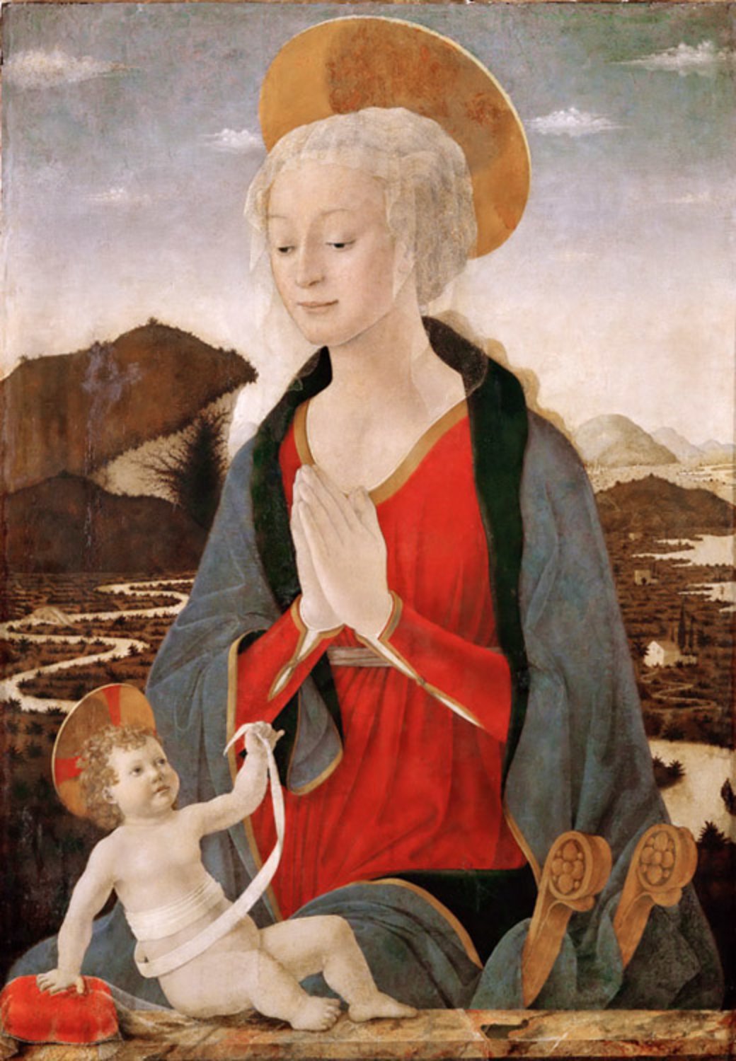 Madonna and Child,Alessio Baldovinetti,60x42cm