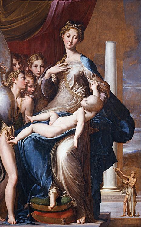 Madonna with the long neck,PARMIGIANINO,60x37cm