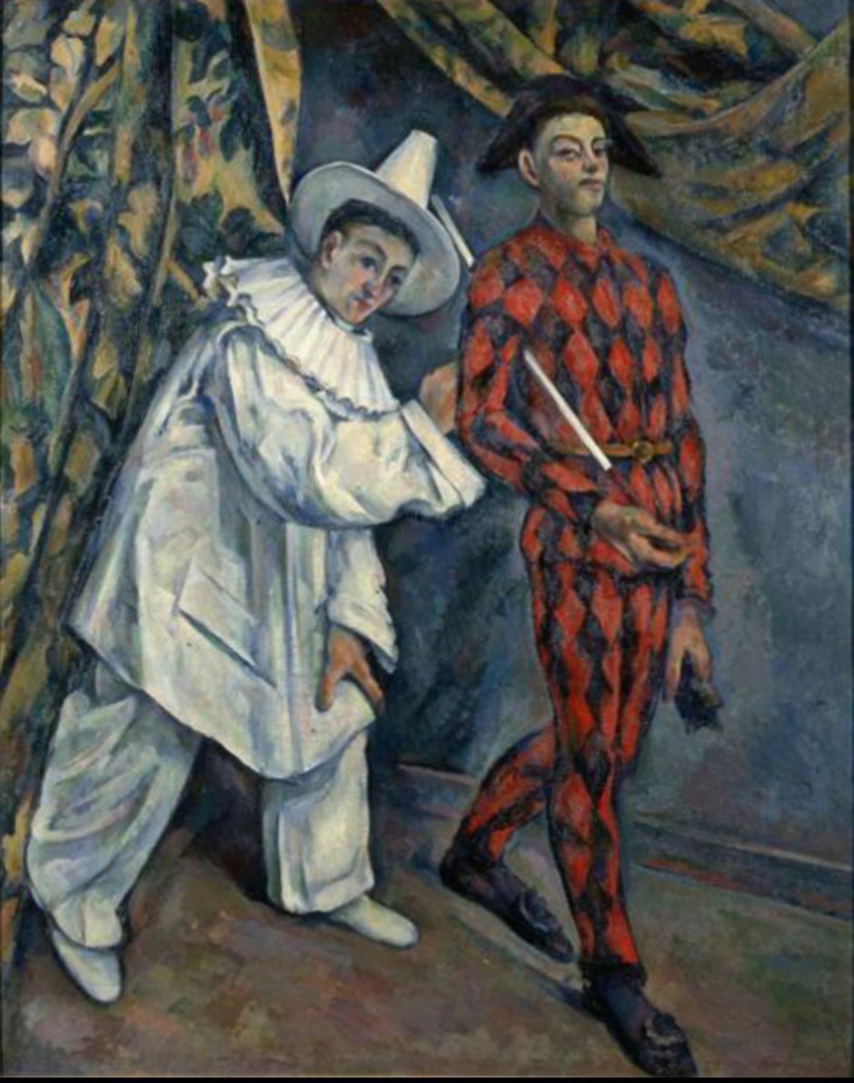 Mardi Gras (Pierrot et Arlequin) 1888, Paul Cézanne