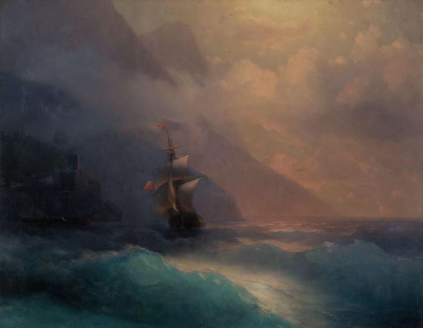 Marine scene,Ivan Ayvazovsky,1817-1900