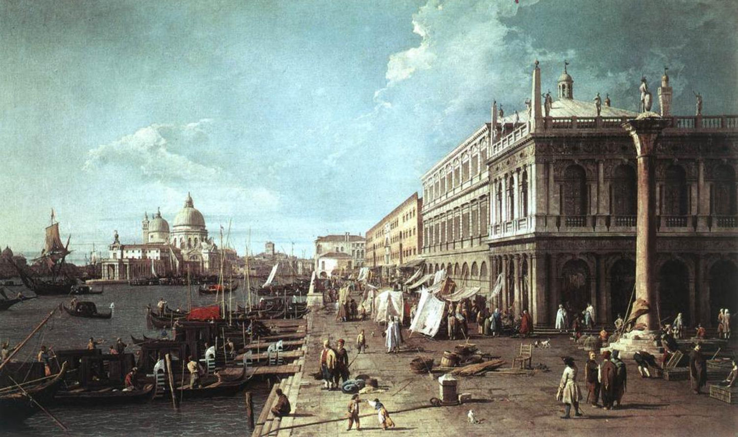 Molo with Library and the Entrance to Grand Canal, Canaletto