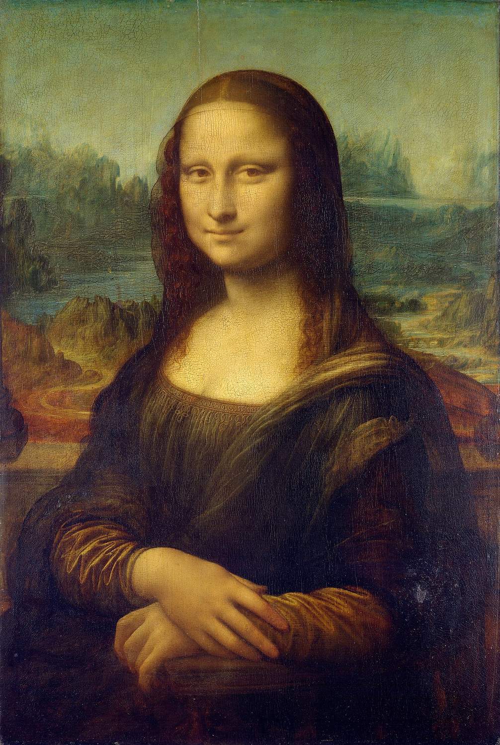 Mona Lisa, After Leonardo da Vinci 50x60 cm
