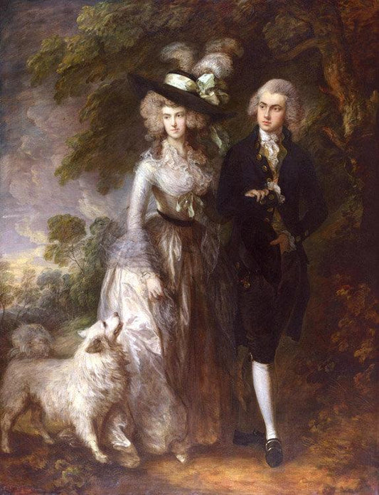 Mr.and Mrs.William Hallett,Thomas Gainsborough,50x38cm