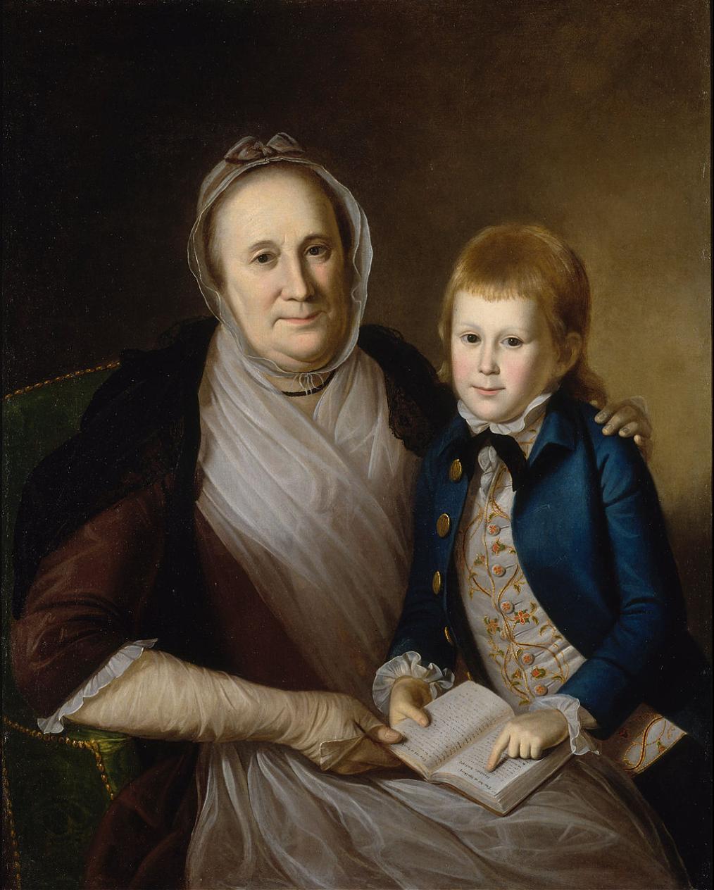 Mrs. James Smith and Grandson, Charles Willson Peale