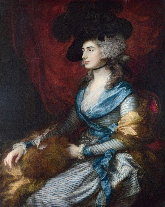 Mrs.Siddons,Thomas Gainsborough,50x40cm