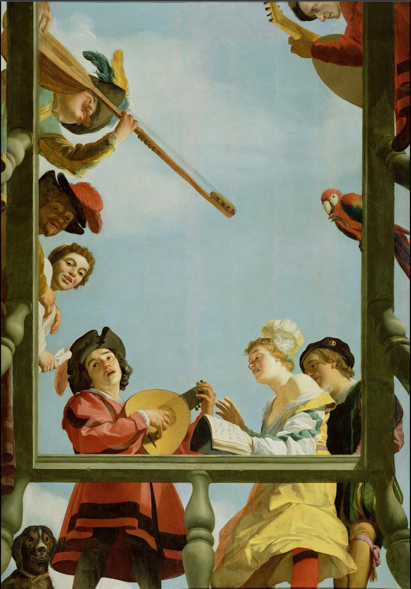 Musical Group on a Balcony, Gerard van Honthorst
