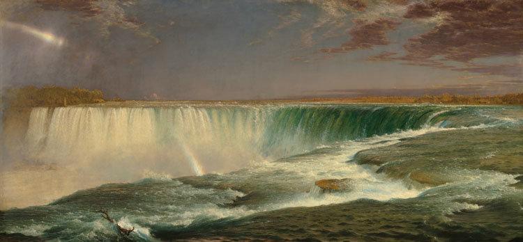 Niagara,Frederick Edwin Church,80x37cm