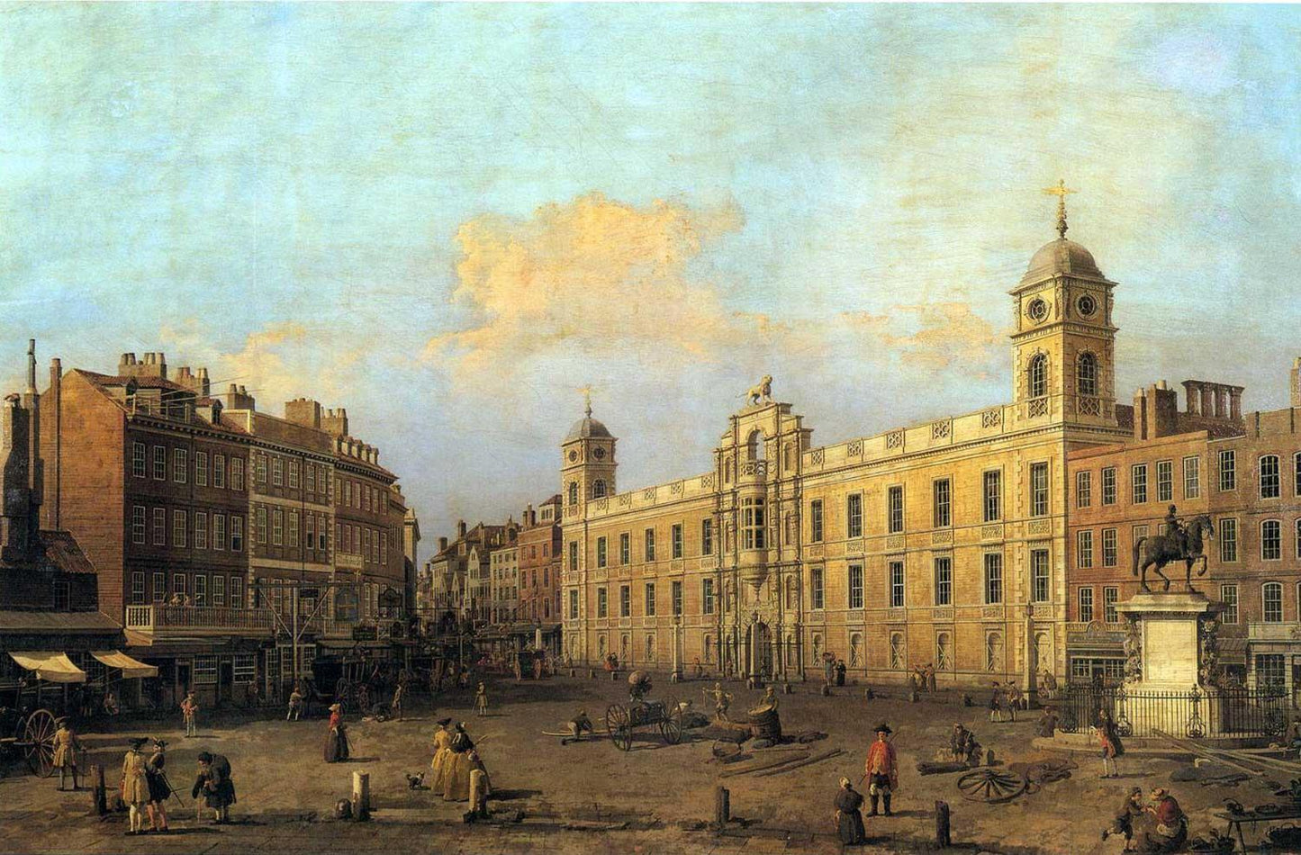 Northumberland House in London, 1752, Canaletto