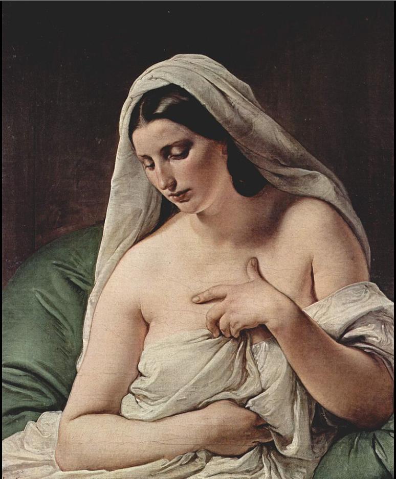 Odalisque (1867), Francesco Hayez