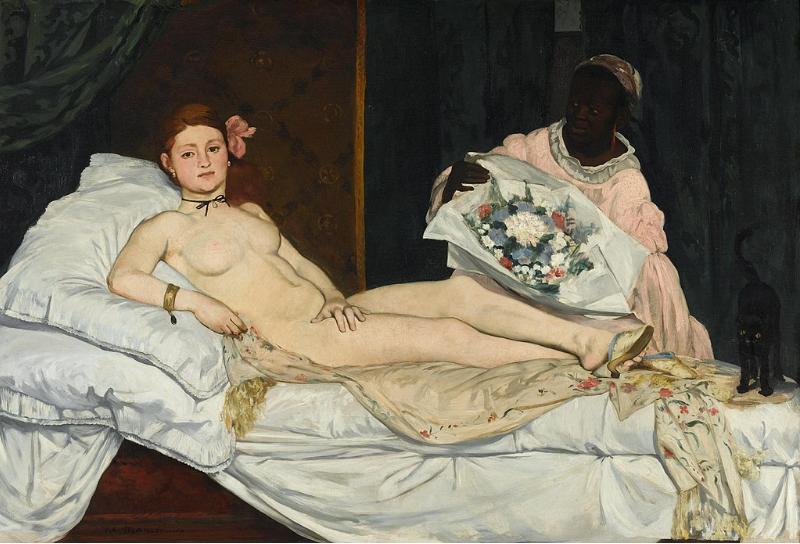 Olympia,, Édouard Manet