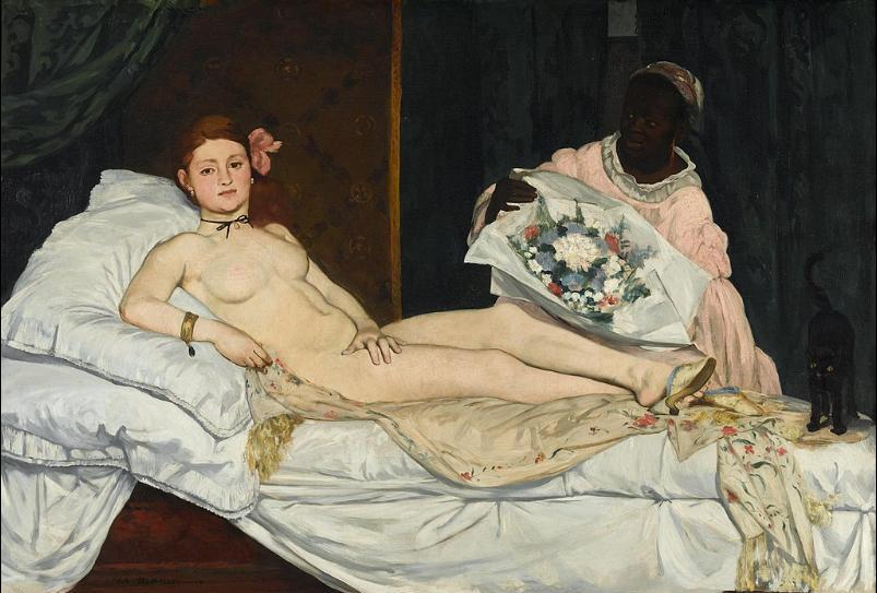 Olympia,, Édouard Manet
